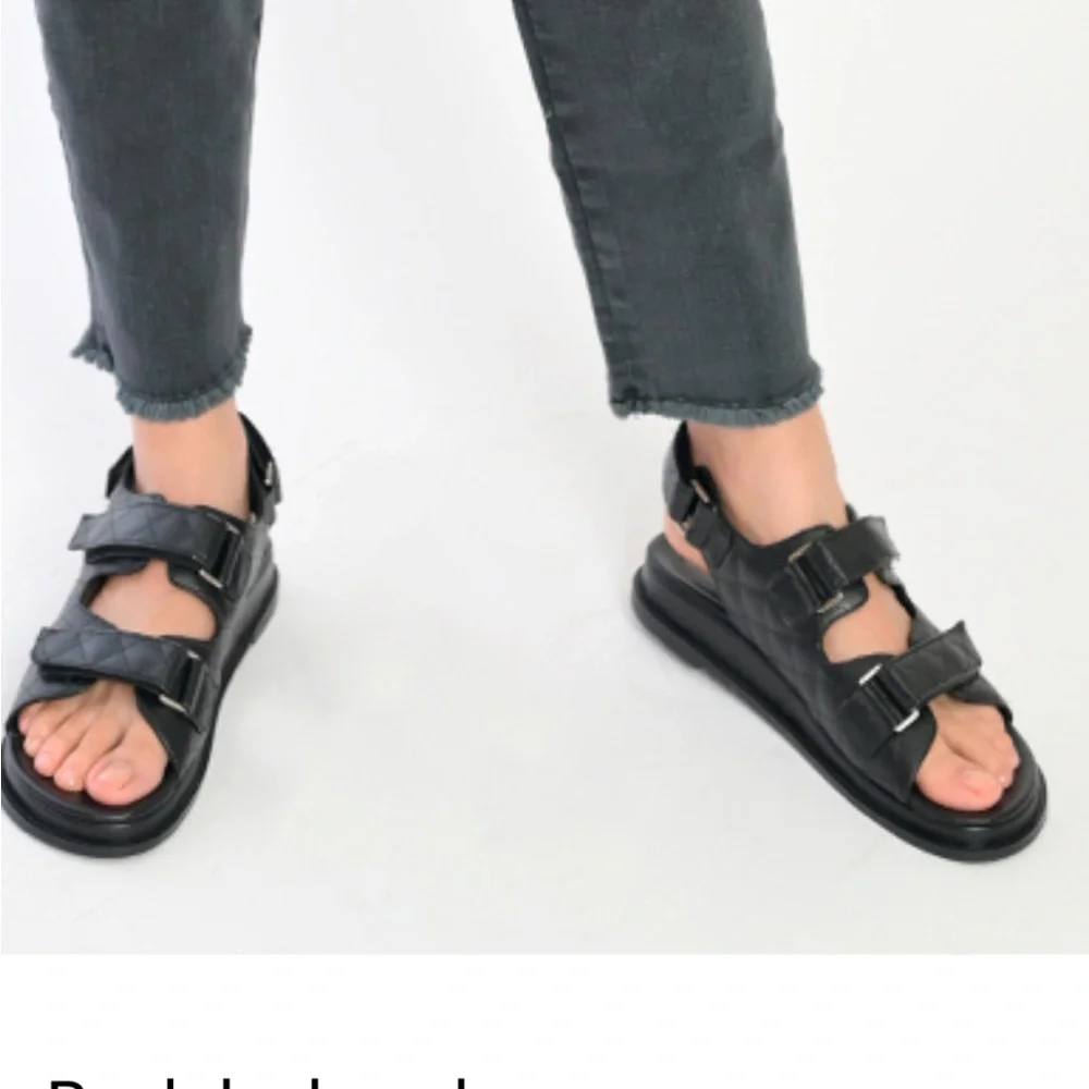 Chunky Leather Sandals - Picture 7 of 13